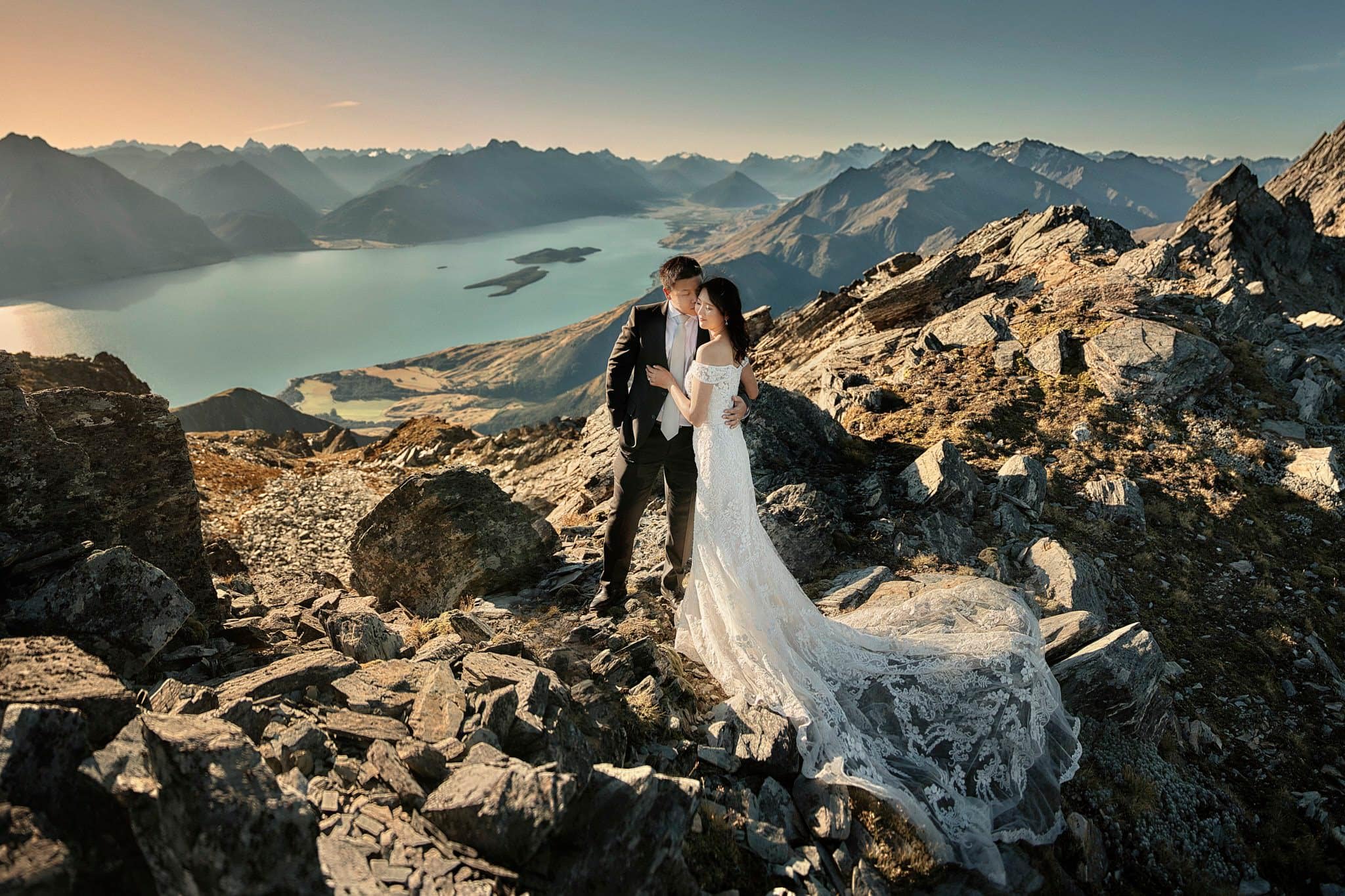 Sandra and Tim's Queenstown NZ Heli-Wedding & Auckland Wedding