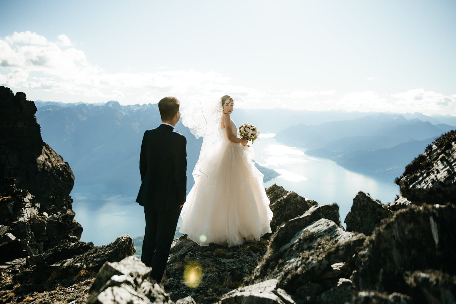 Nicole & Marcus' Queenstown NZ Heli Pre-Wedding Shoot