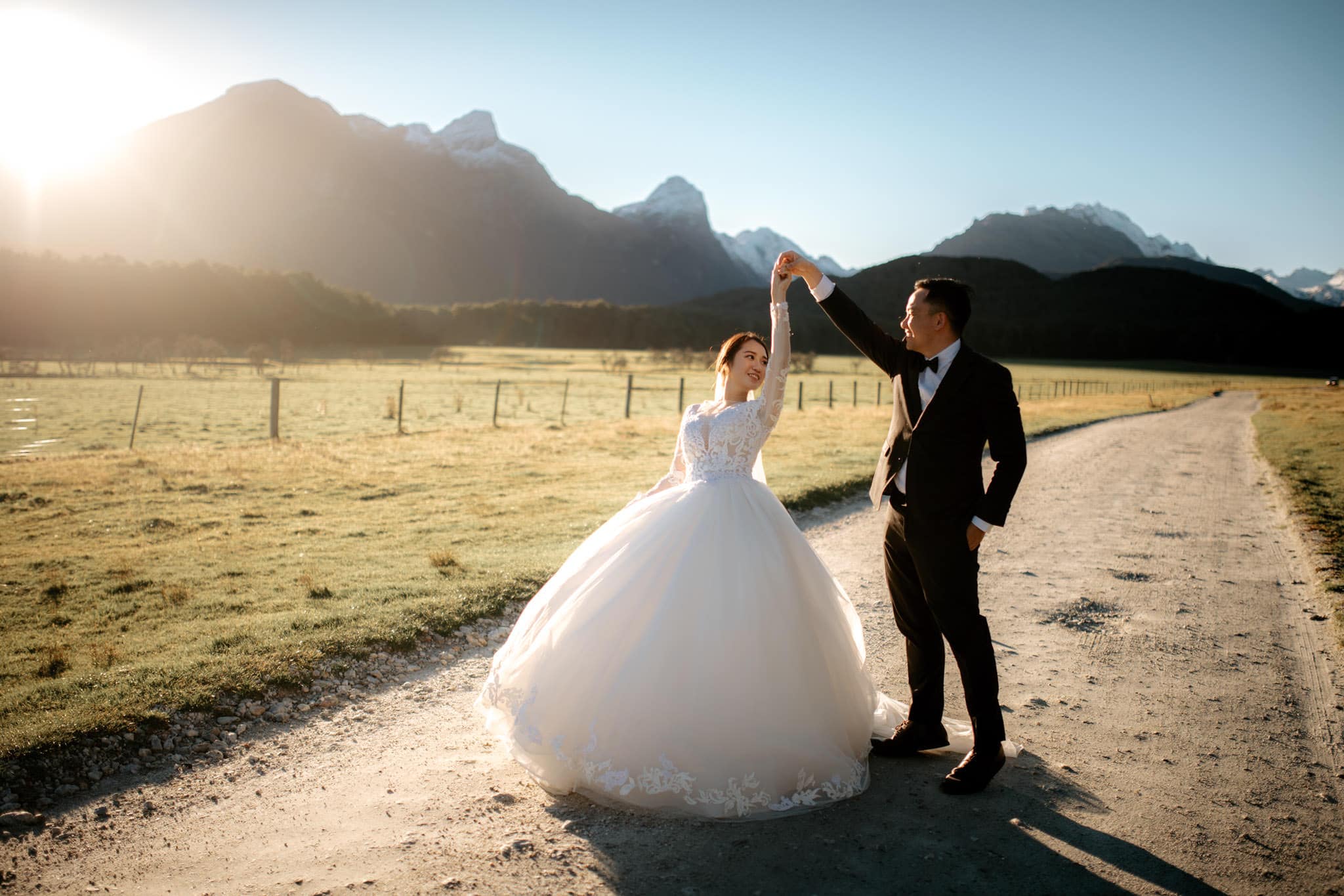 Alvis & Jess' Queenstown NZ Pre-Wedding Photoshoot