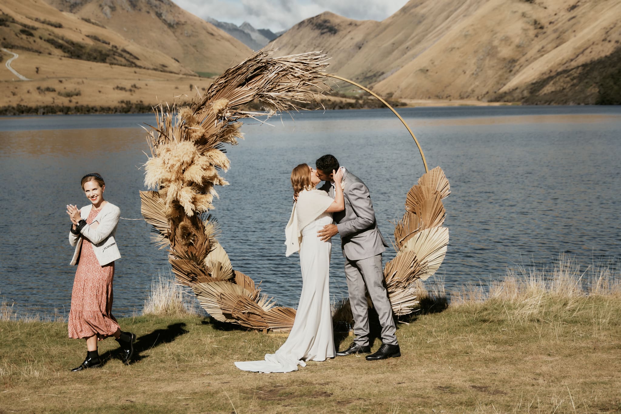 Louise & JD's Moke Lake Queenstown NZ Elopement Wedding