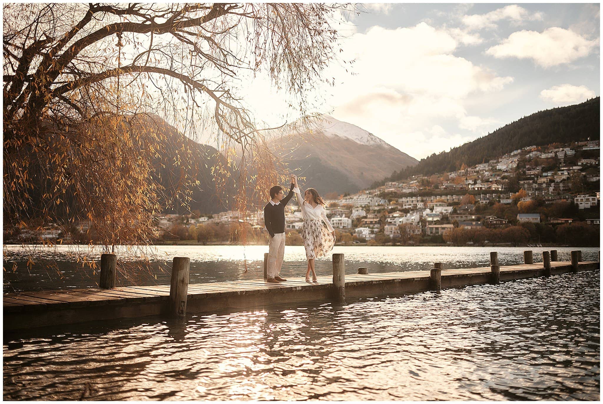 Lily & Kenneth's Queenstown NZ Pre-Wedding Shoot