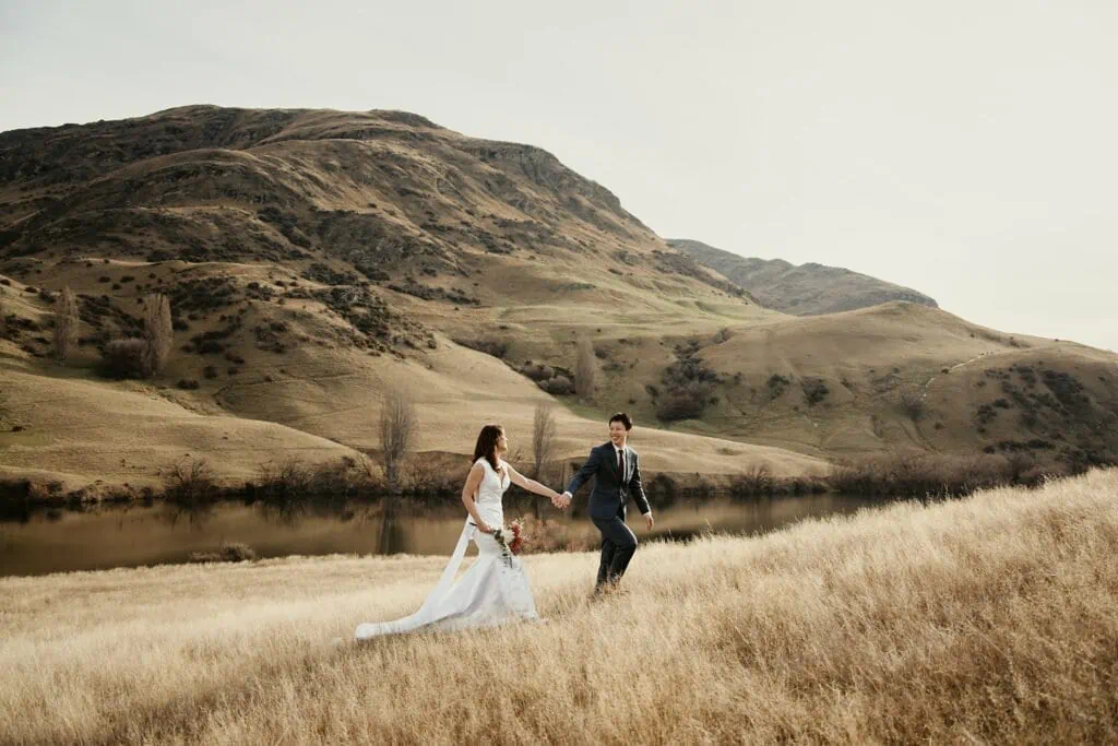 Yanzhi & Daphne’s Queenstown NZ, The Remarkables Heli Pre-Wedding Photography