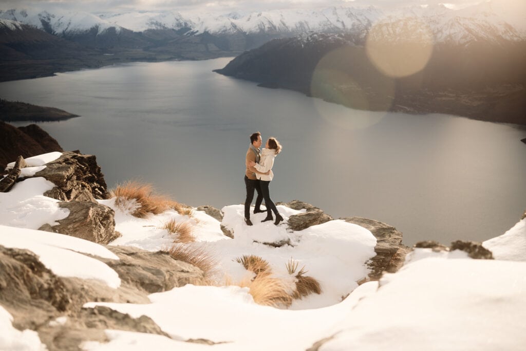 Jessica & Edric’s Queenstown NZ, Cecil Heli Couple Photo Shoot