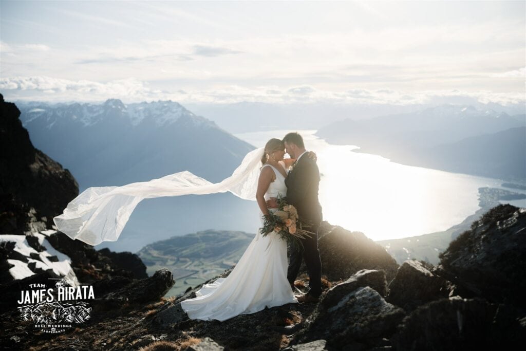 Breanne & Liam’s Queenstown NZ, Remarkables Heli Wedding Photography