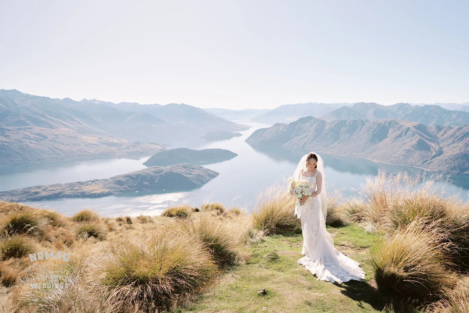 Lora & Jason's Queenstown New Zealand Elopement Wedding Photographer Coromandel Peak Heli