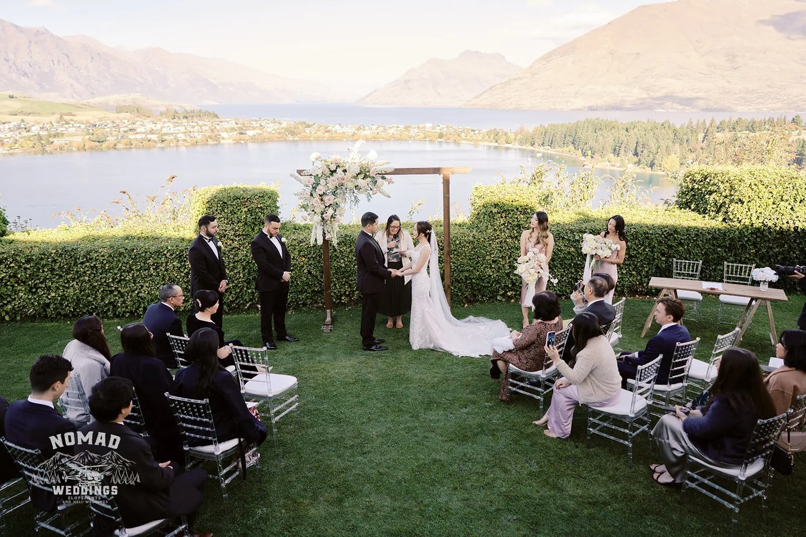 Lora & Jason's Queenstown New Zealand Elopement Wedding Castle Hill Lodge