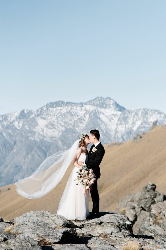 Ren & Ewa | Cecil Peak Heli Elopement Wedding