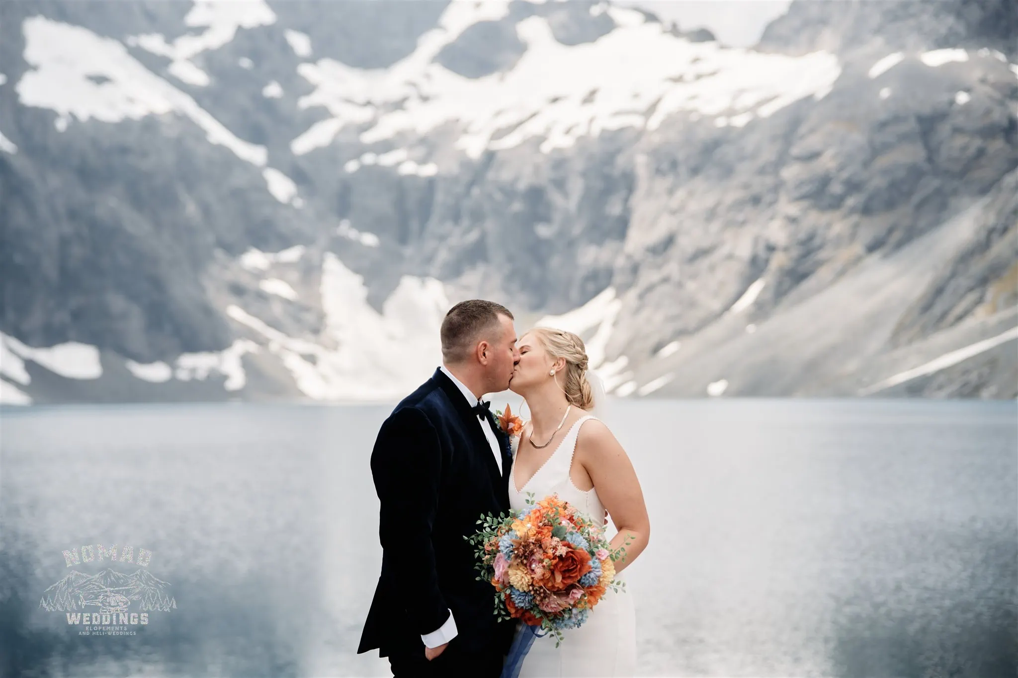 Queenstown New Zealand Coromandel Peak Heli Elopement Wedding Elopement Wedding Photographer Lake Erskine jpg.