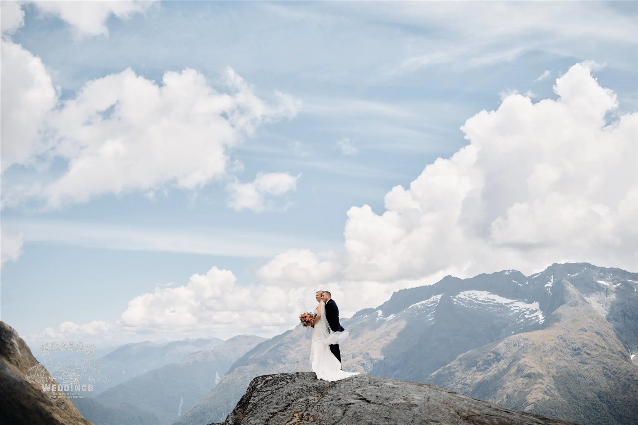 Queenstown New Zealand Coromandel Peak Heli Elopement Wedding Elopement Wedding Photographer Lake Erskine jpg.