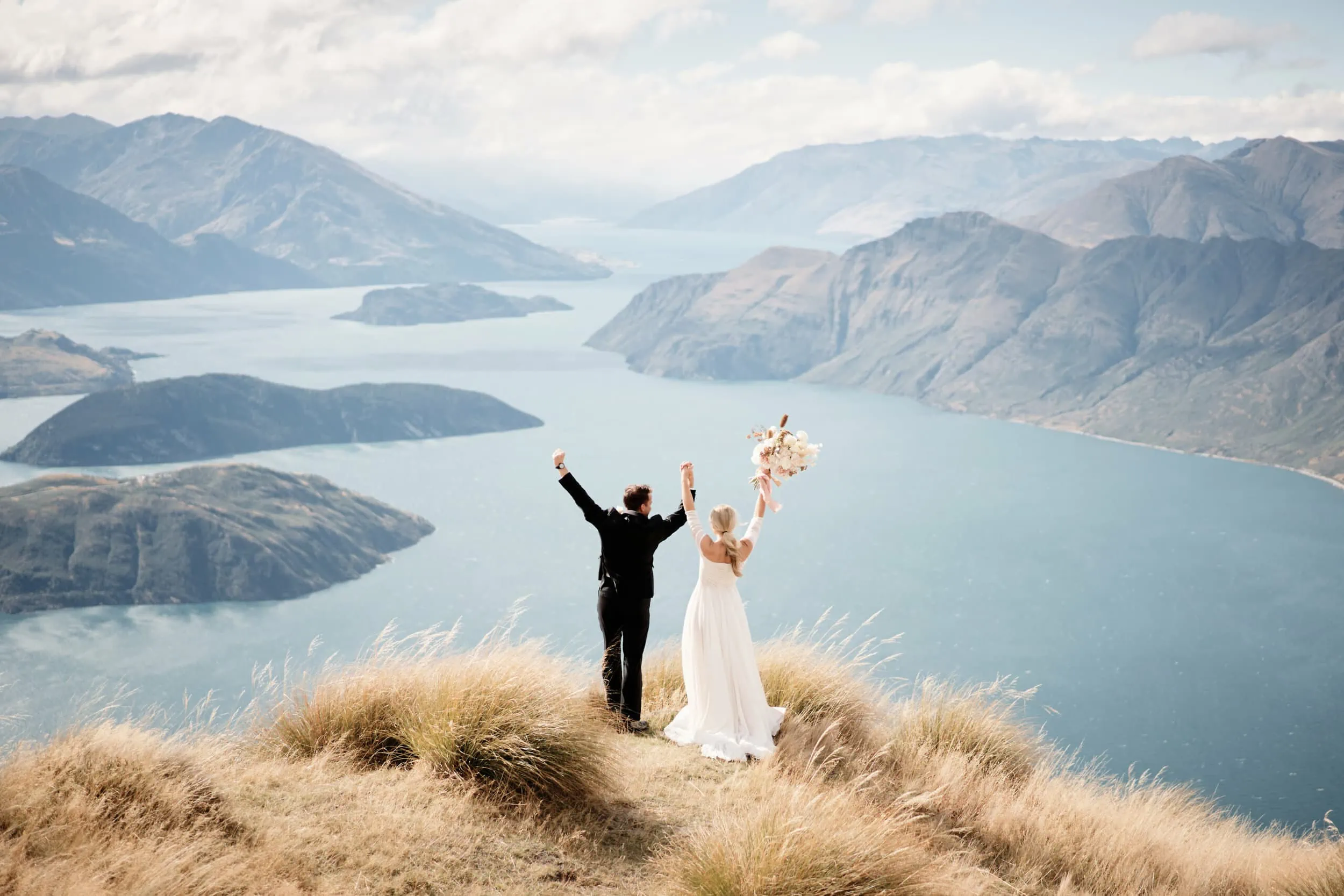 Queenstown New Zealand Heli Elopement Wedding Elopement Wedding Photographer Mt. Roy's Peak jpg