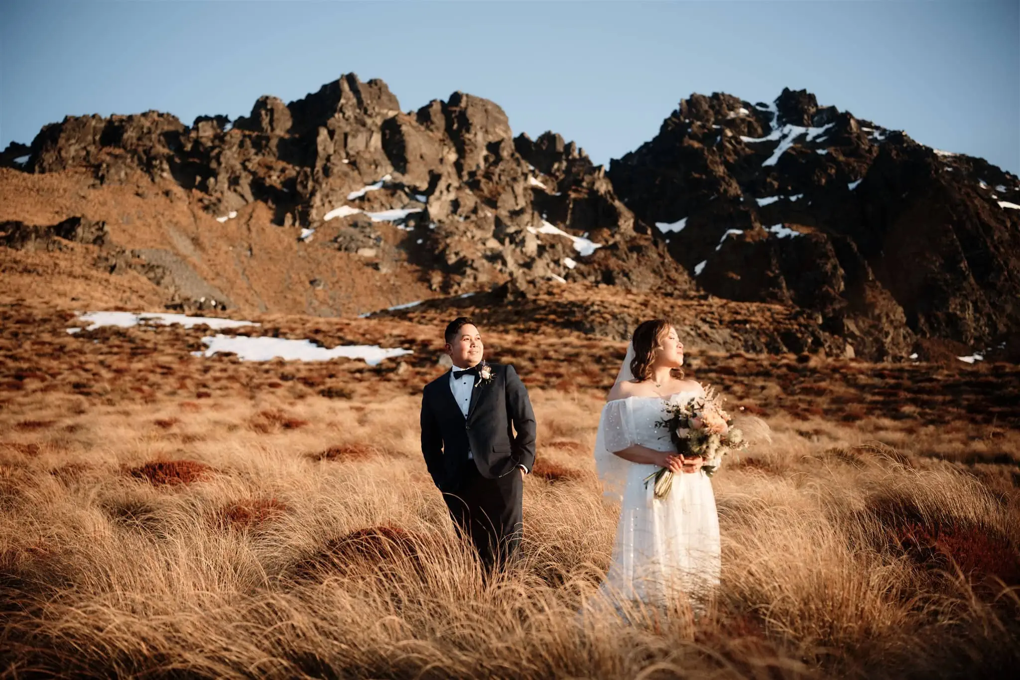 Queenstown New Zealand Heli Wedding Cecil Peak Elopement Wedding Photographer Lake Wakatipu jpg.