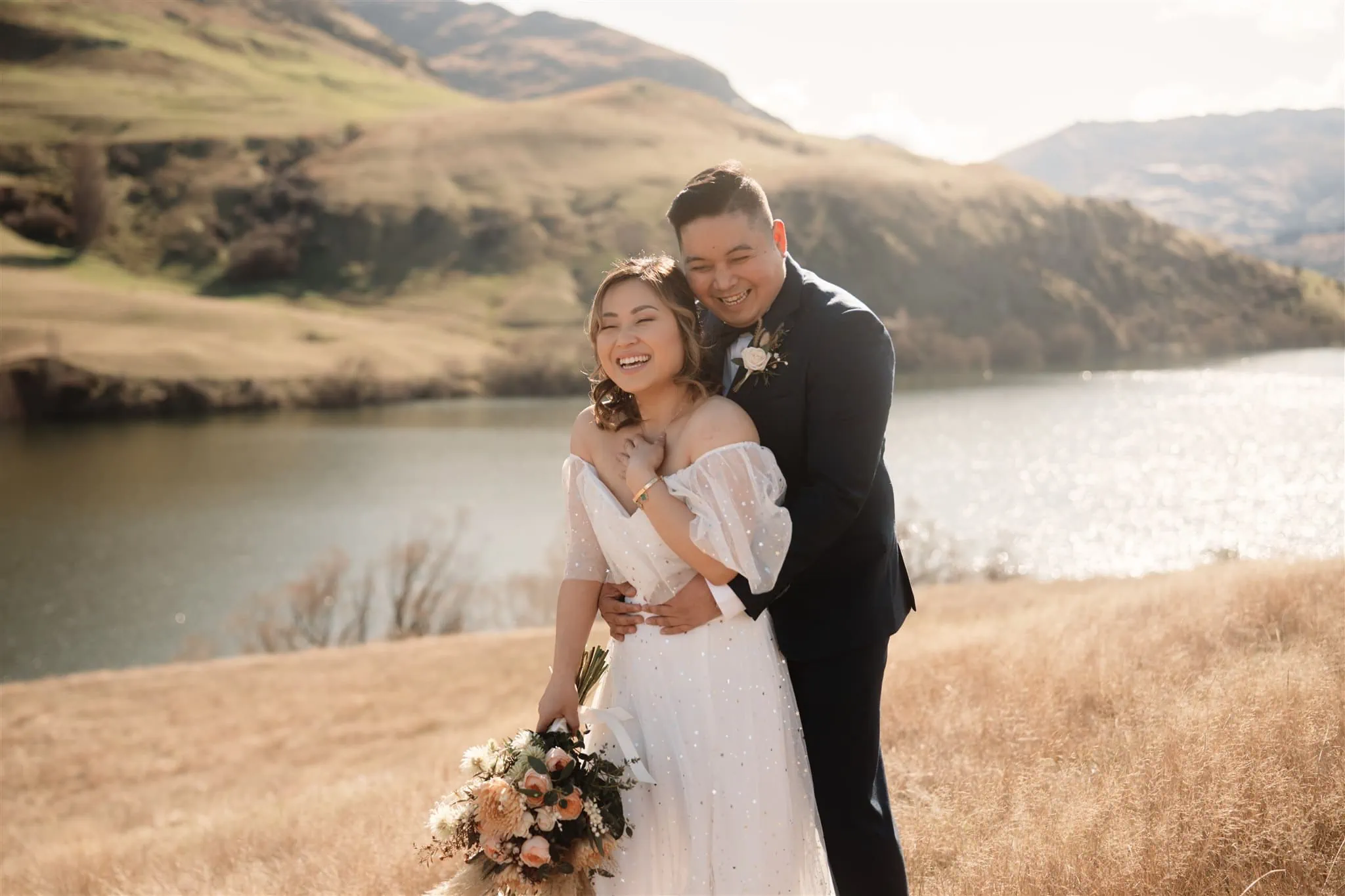 Queenstown New Zealand Heli Wedding Cecil Peak Elopement Wedding Photographer Lake Wakatipu jpg.