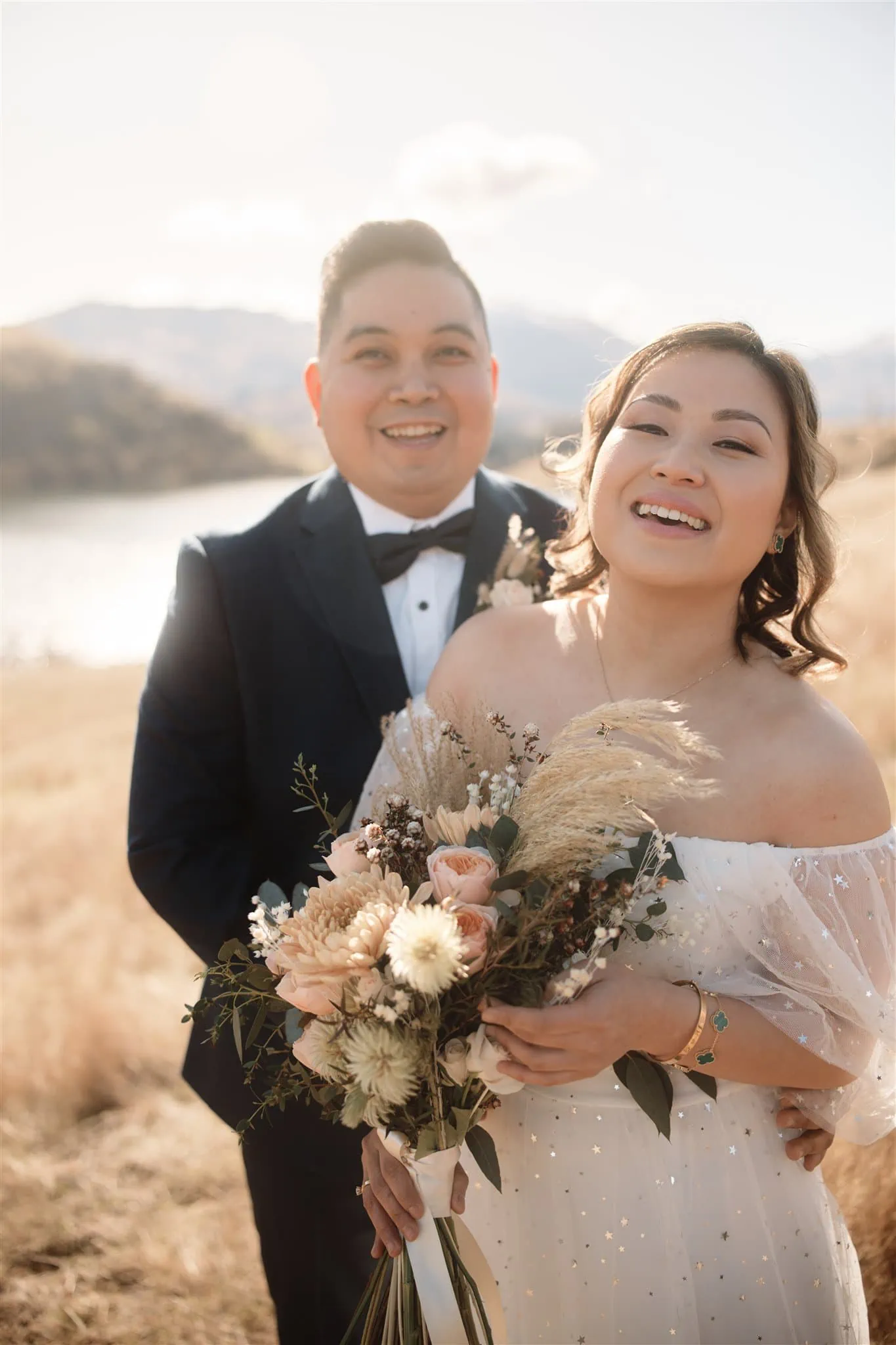 Queenstown New Zealand Heli Wedding Cecil Peak Elopement Wedding Photographer Lake Wakatipu jpg.