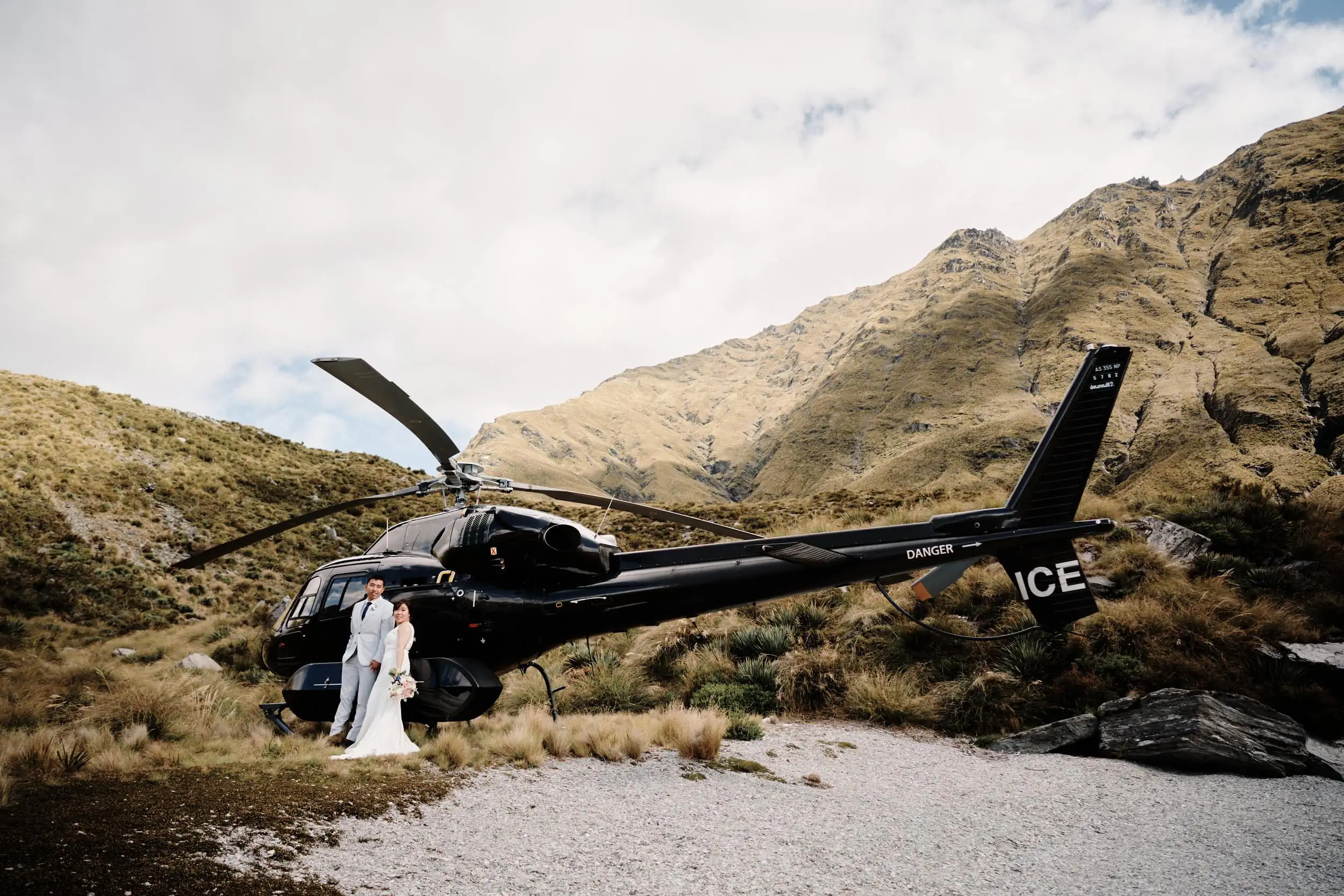 Kendra and Ray | Coromandel Peak Heli Elopement Wedding