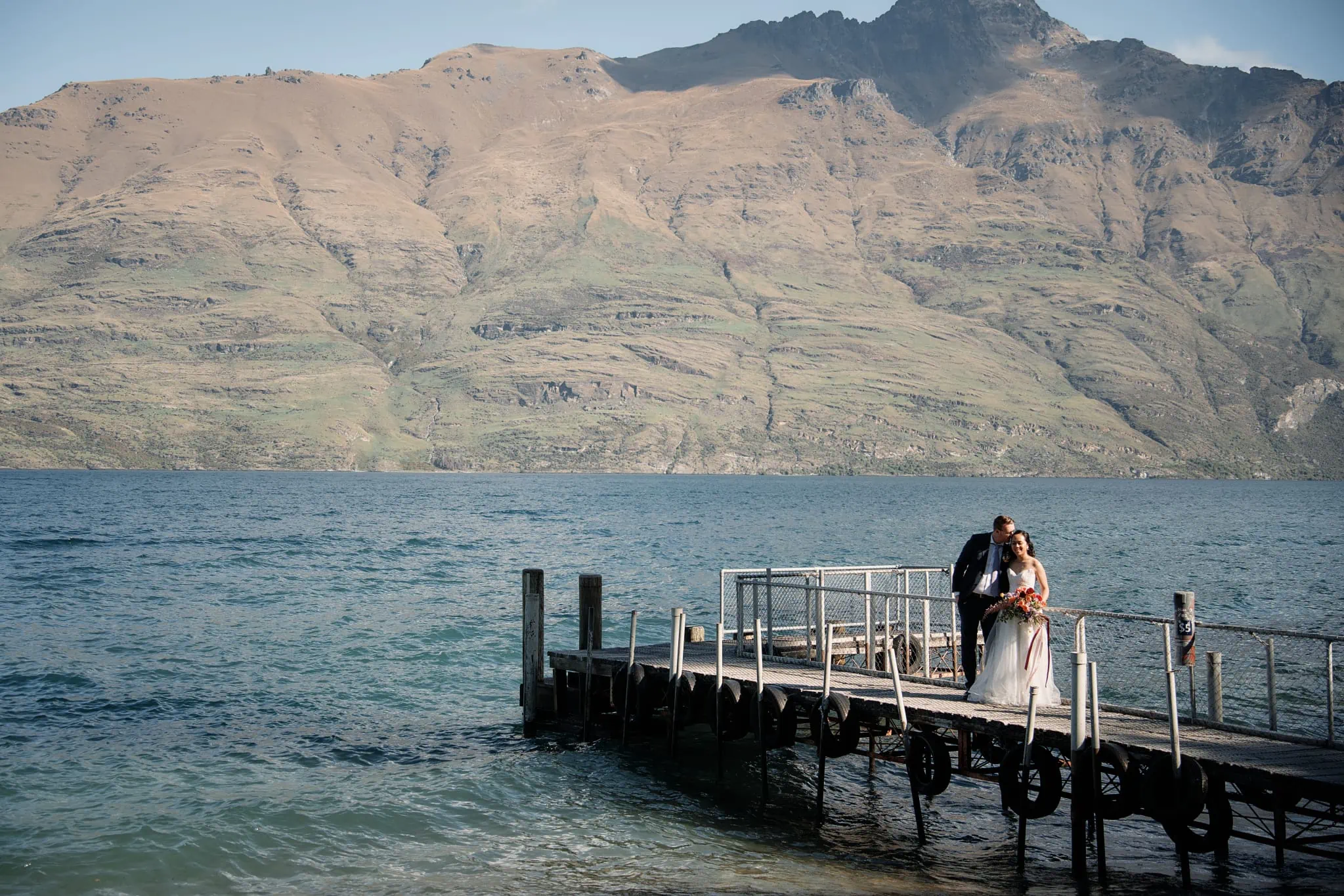 Ace and Alex at Moke Lake for Pre Wedding Shoot.