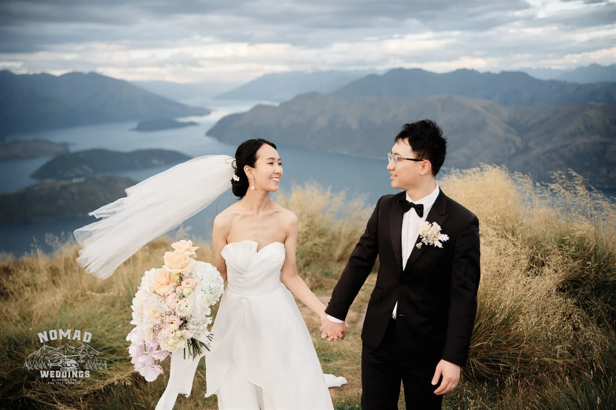 Queenstown New Zealand Lake Erskine Heli Elopement Wedding Elopement Wedding Photographer Coromandel Peak jpg.