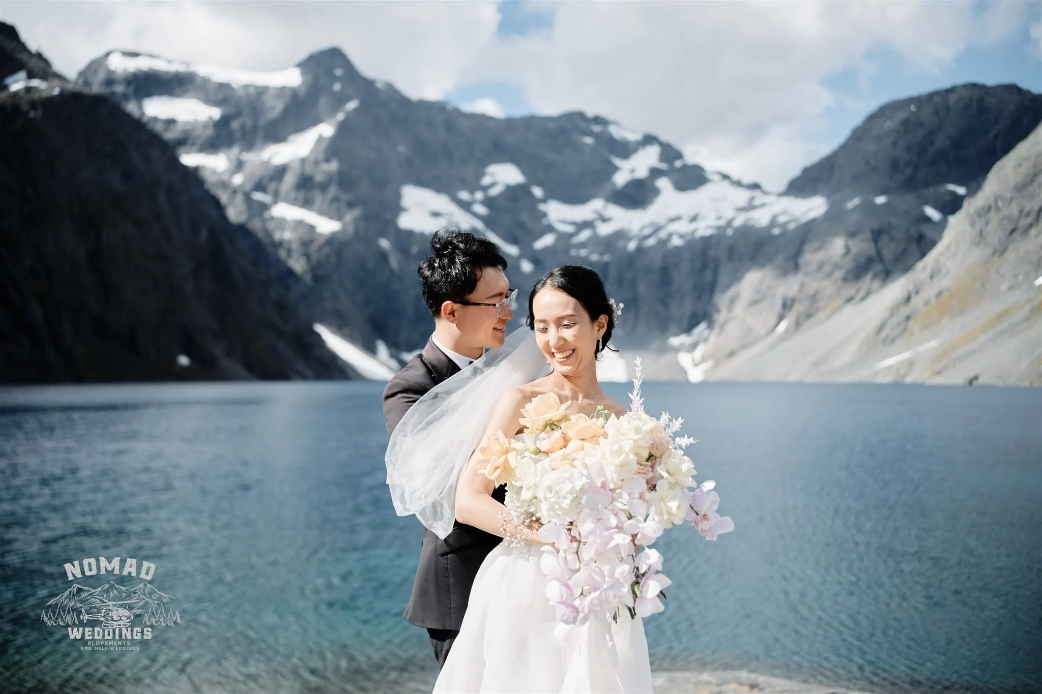Queenstown New Zealand Lake Erskine Heli Elopement Wedding Elopement Wedding Photographer Coromandel Peak jpg.