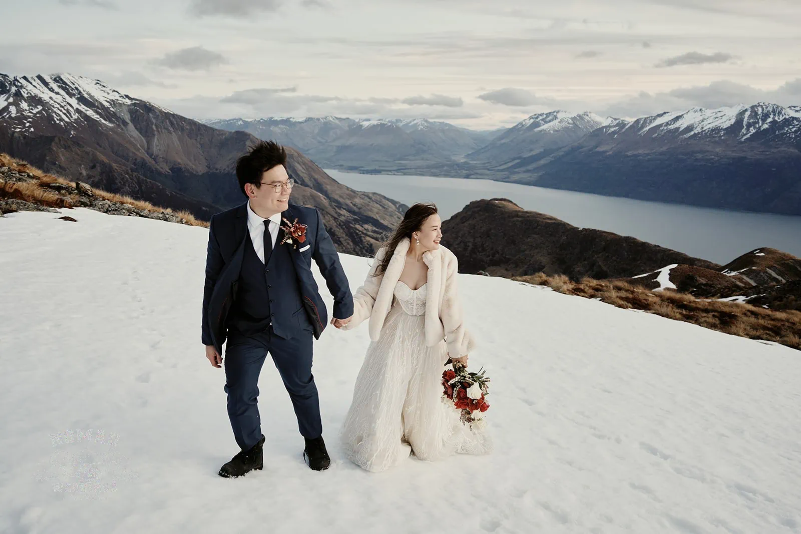 Queenstown New Zealand The Remarkables Double Cone Elopement Wedding Photographer Mt. Creighton jpg.
