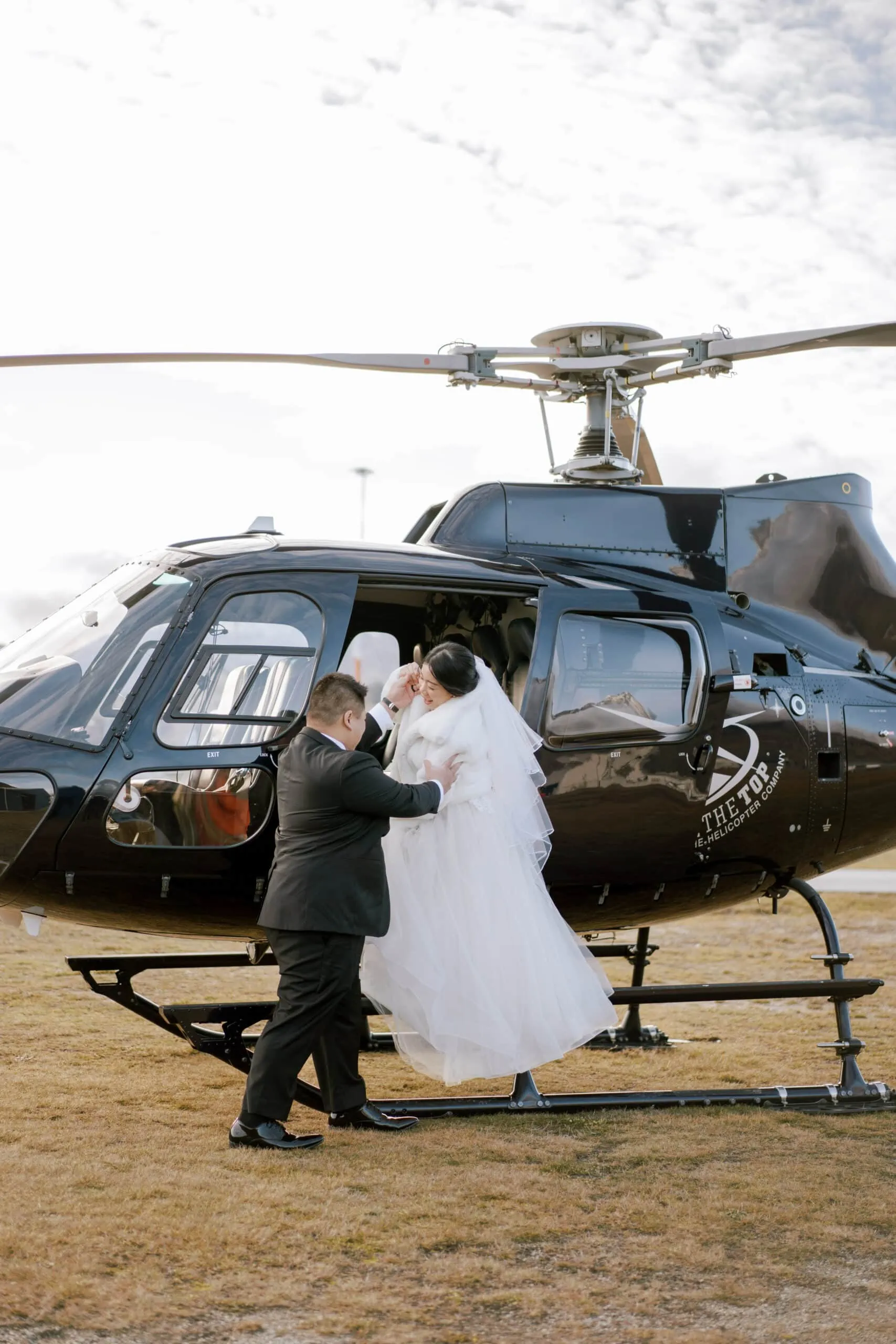 Queenstown New Zealand Elopement Wedding Photographer - Lam and Wendy's Kamana Lakehouse Wedding with a thrilling Heli Shoot.