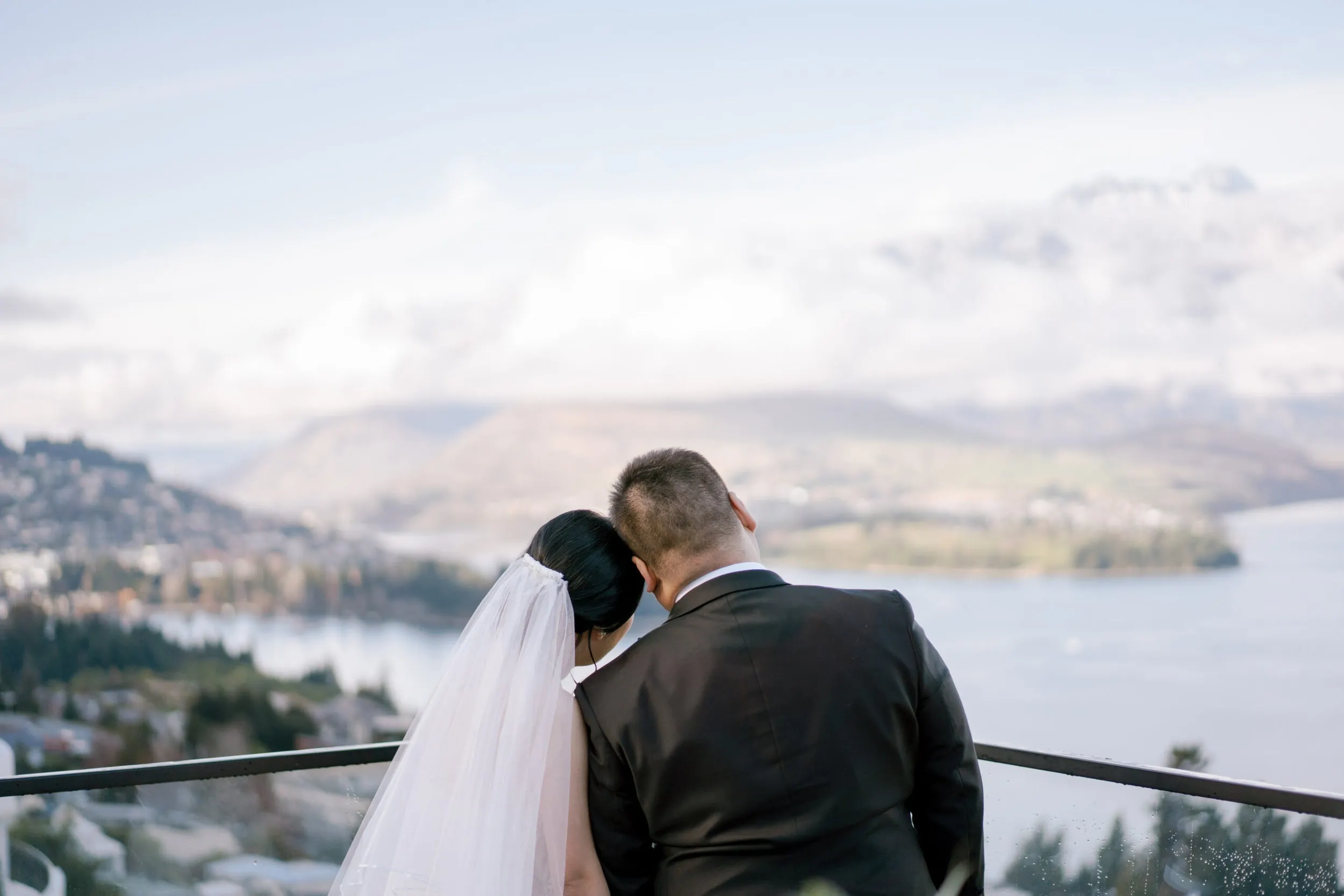 Queenstown New Zealand Elopement Wedding Photographer - Lam and Wendy's wedding at Kamana Lakehouse, overlooking Lake Wanaka.
