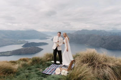 Queenstown New Zealand Elopement Wedding Photographer - Elopement at Peak in Coromandel, New Zealand.